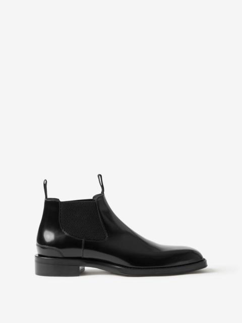 Burberry Leather Chelsea Boots