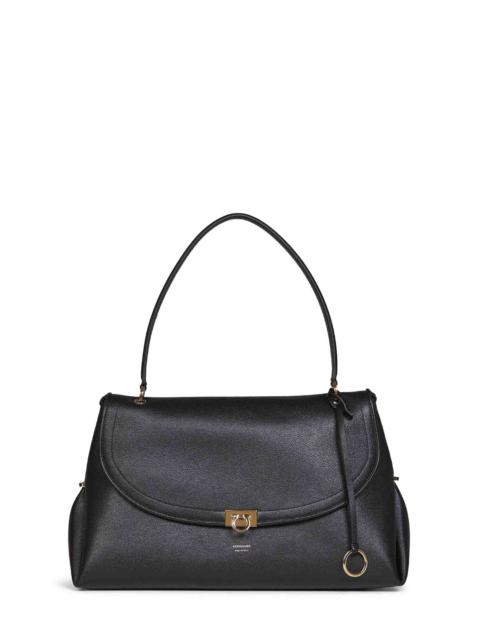 FERRAGAMO Black Ferragamo Sofia 2026 (L) shoulder bag