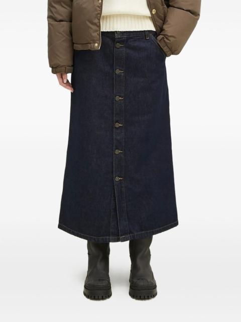 Carhartt button-fastening pocket skirt