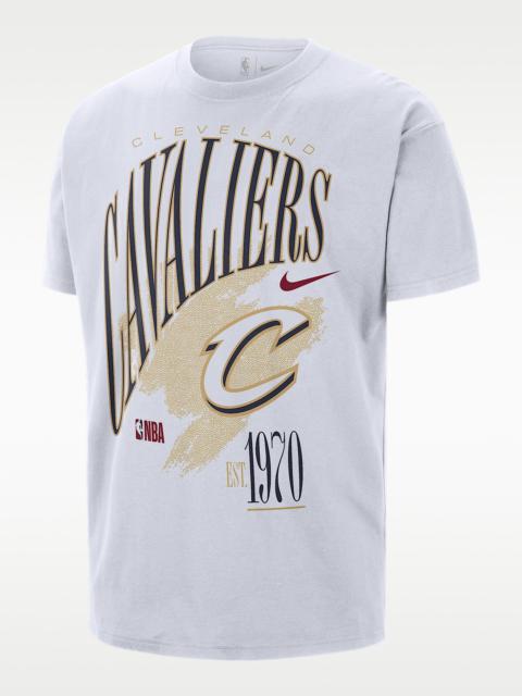 Nike Cleveland Cavaliers Hardwood Classics Vintage Men's Short-Sleeve Ringer T-Shirt