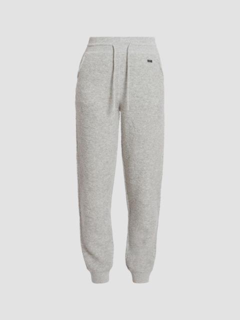 Victoria Beckham Women's Wool-Blend Joggers - Light Grey Marl