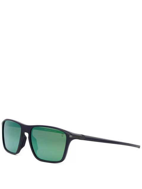TAG Heuer Vingt Sept Rectangular Sunglasses, 57mm