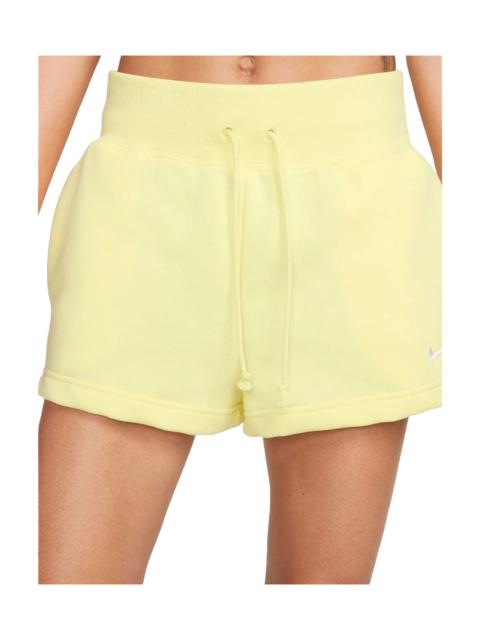 Nike PHOENIX FLEECE HIGH-RISE SHORTS WMNS "Lemon" FD1409 706