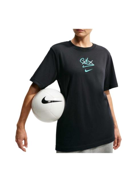 Nike (WMNS) Nike x Sam Kerr T-Shirt 'Black' IR7200-010