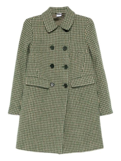 Aspesi double-breasted check coat
