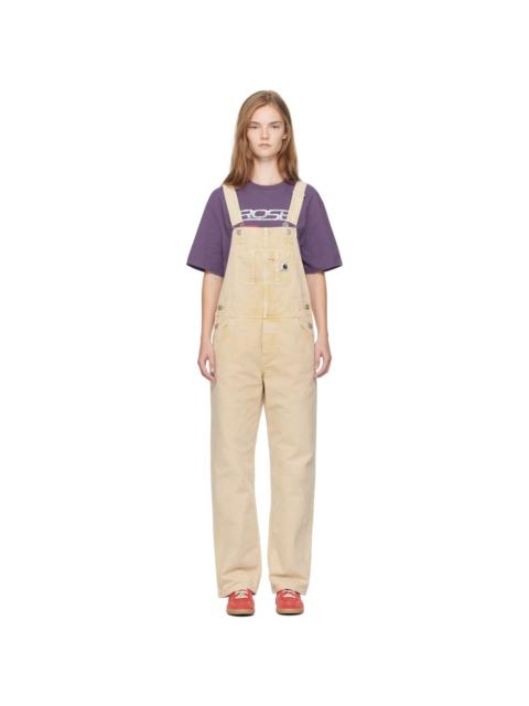 Carhartt Beige Bib Straight Overalls