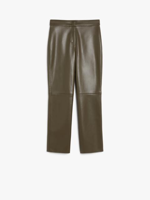 'S Max Mara EDGARD Cropped coated fabric trousers