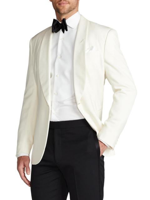 Ralph Lauren Men's Gregory Barathea Dinner Jacket - Cream