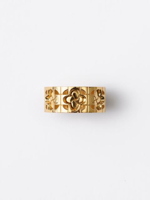 Gold-plated Rose Ring