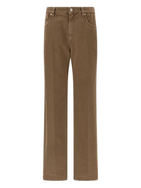Brunello Cucinelli Garment-dyed Five-pockets Jeans