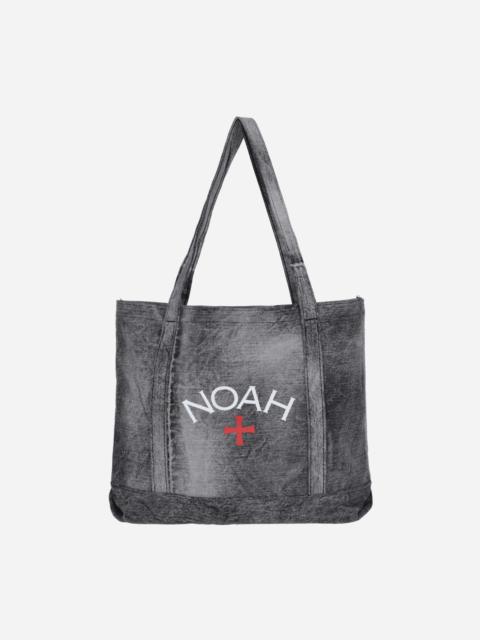 Noah Denim Core Logo Tote Bag Acid Wash