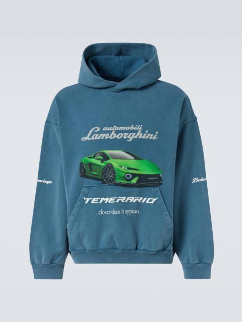 BALENCIAGA x Automobili Lamborghini cotton fleece hoodie