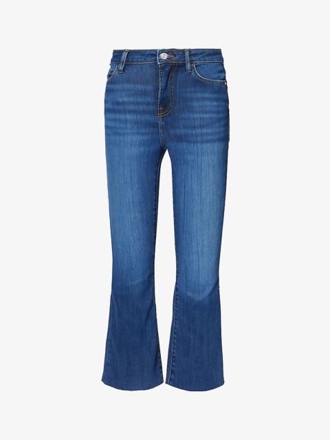 Le Crop Mini Boot slim-leg mid-rise stretch-denim jeans