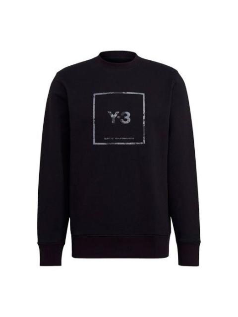 Y-3 SS21 Reflective Square Logo Round Neck Black GV6057