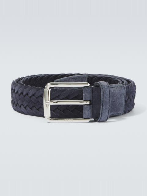 Tod's Braided suede belt
