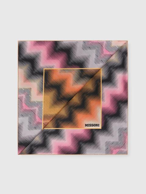 Missoni Flamed silk scarf