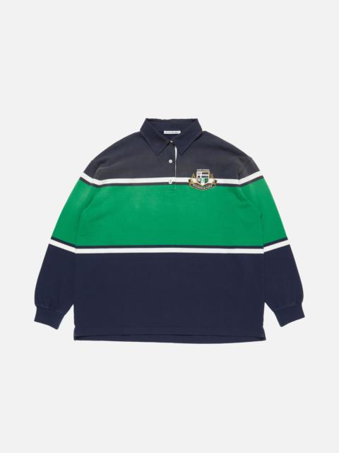 Acne Studios Polo sweater dress - Navy/green