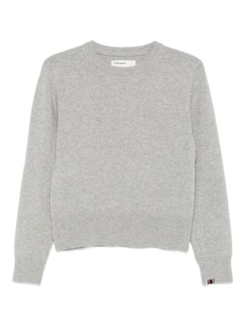 extreme cashmere crew-neck fine-knit sweater