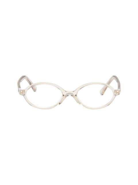 Miu Miu Transparent Miu Regard Glasses