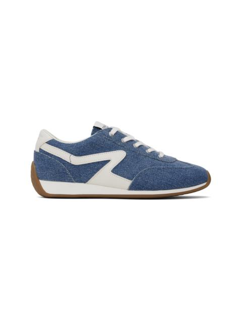 rag & bone Blue Slim Retro Runner Sneakers