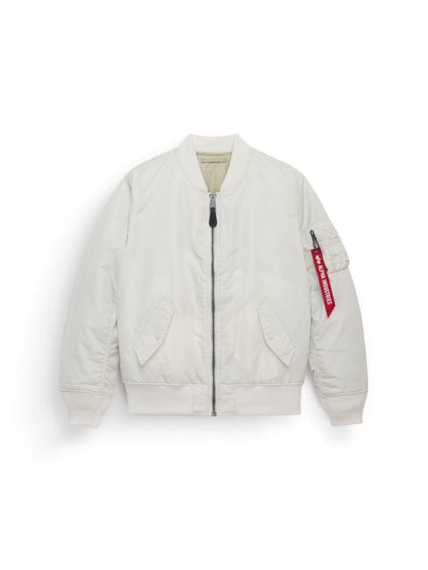 ALPHA INDUSTRIES MA-1 BOMBER JACKET WOMENS (DUNE WHITE)