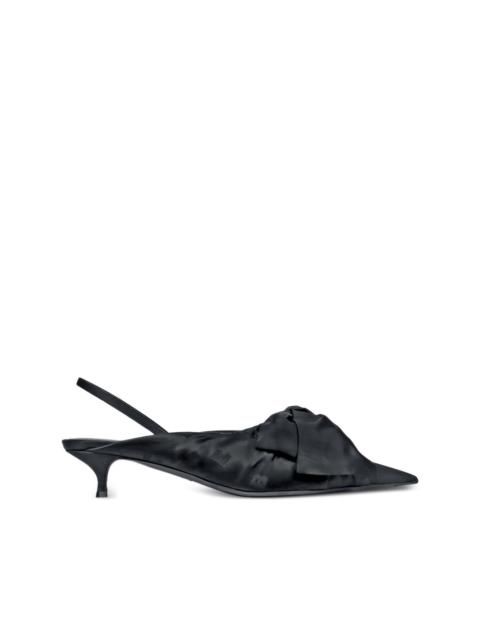 BALENCIAGA bow sling-back pumps