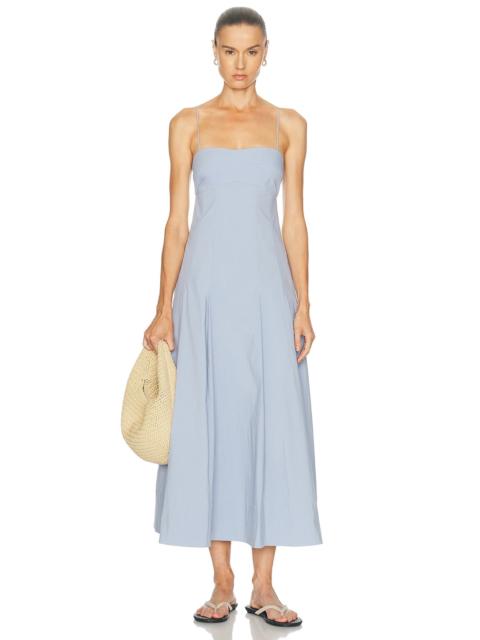 ST. AGNI Everyday Cotton Pleat Dress