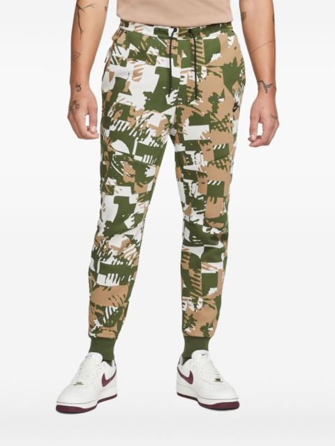 Nike tech fleece all-over print track pants