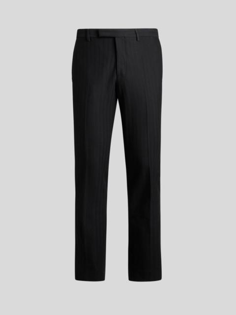 Etro STRIPED-EFFECT JACQUARD EVENING TROUSERS