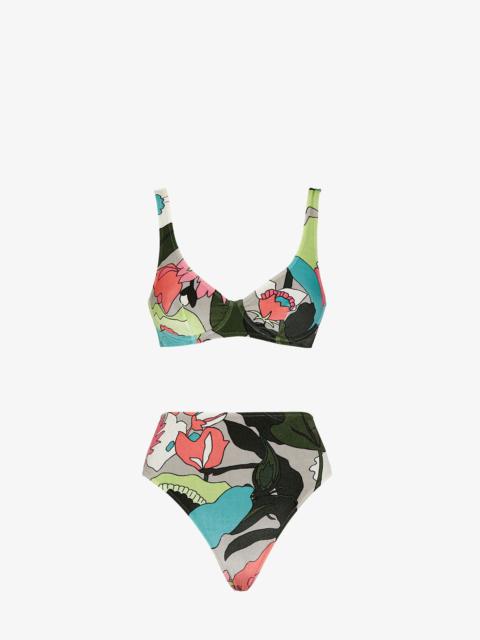 FENDI Multicolor chenille bikini