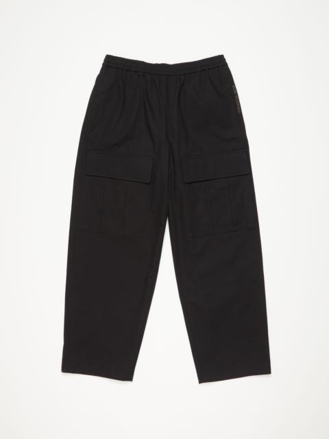 Acne Studios Cargo trousers - Black / Black