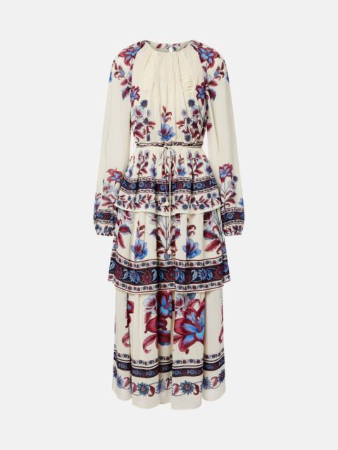Printed maxi dress
