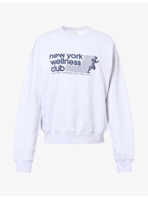 Sporty & Rich Wellness Club Crewneck Jersey Jumper