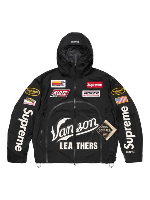 Supreme x Vanson Leathers® Gore-Tex "Black" jacket