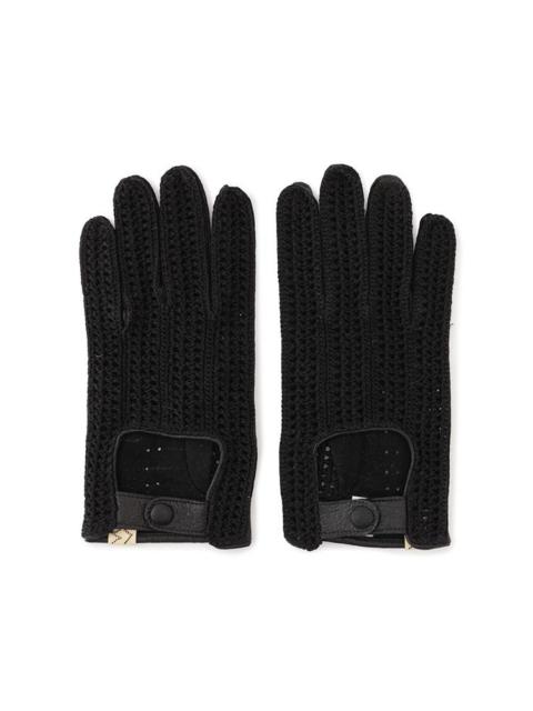 visvim VMC CROCHET DRIVING GLOVES BEIGE