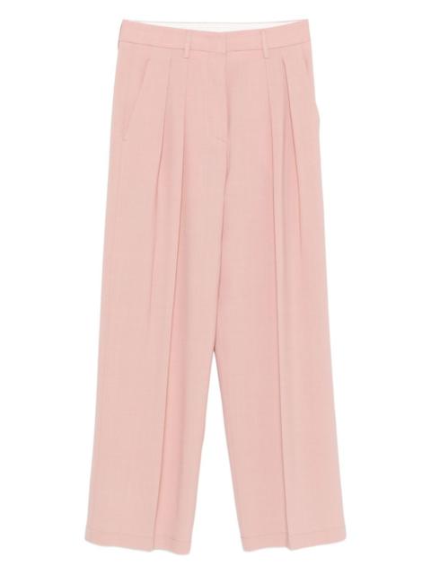 forte_forte pleated-design trousers