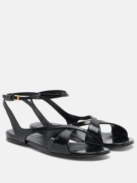 KHAITE Liria leather sandals