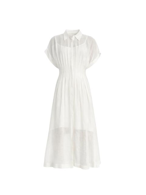 BOSS Viscose and linen dress