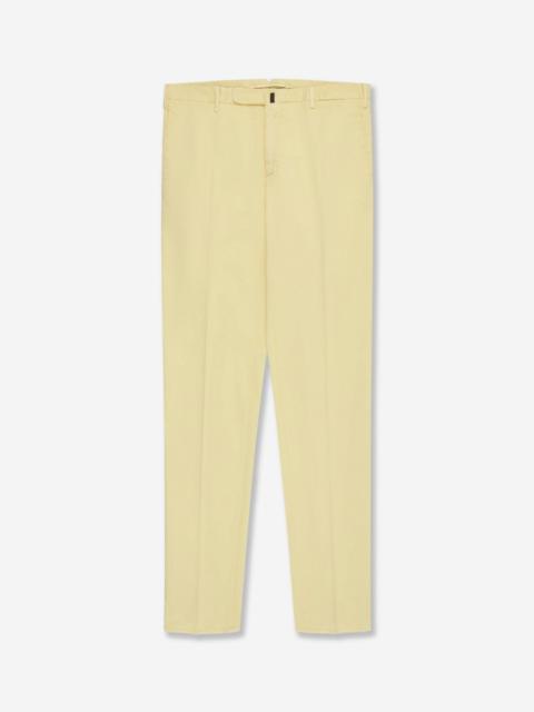 SLOWEAR Slim fit organic cotton trousers