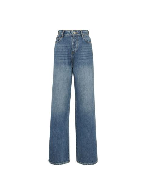PHILIPP PLEIN logo-embroidered jeans