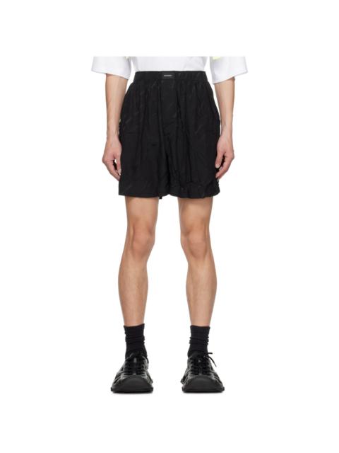 BALENCIAGA Black Jacquard Shorts