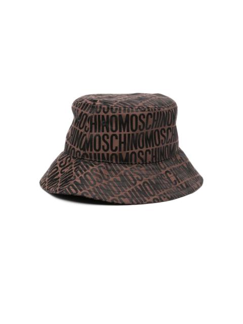 Moschino logo-jacquard bucket hat