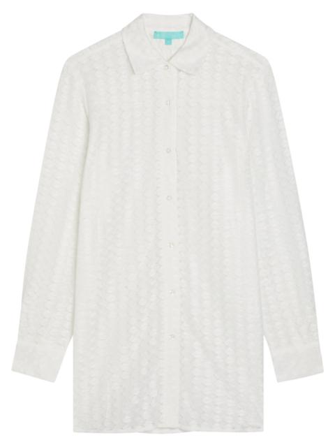 MELISSA ODABASH Melissa Odabash Daria Lace Cover-up Shirt