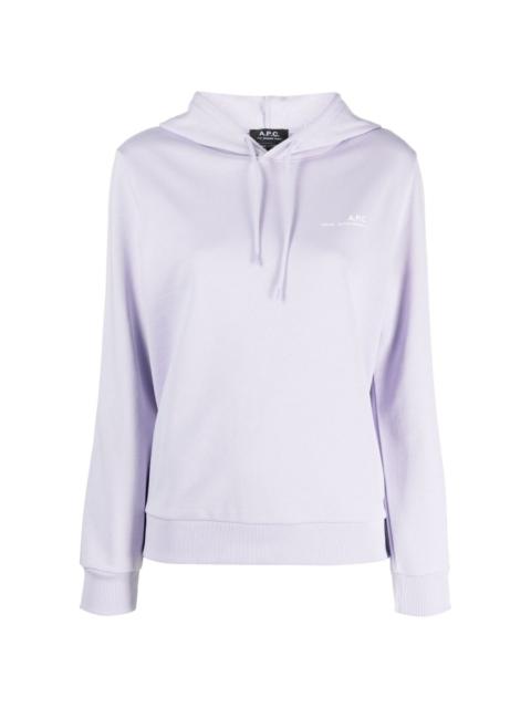 A.P.C. Item cotton hoodie