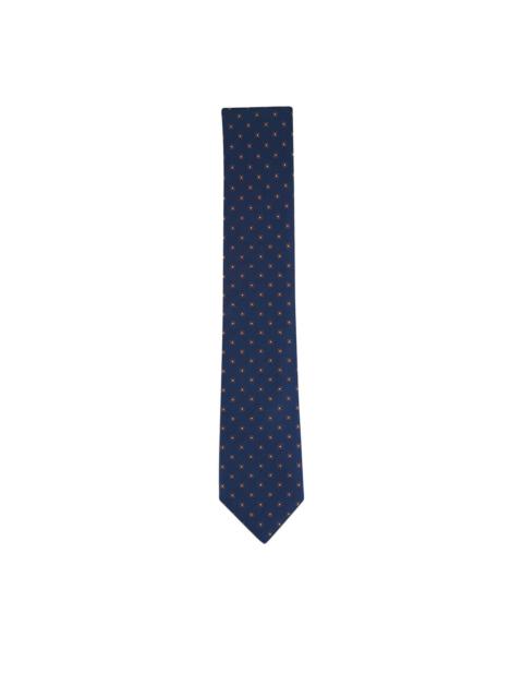 Canali geometric-pattern tie