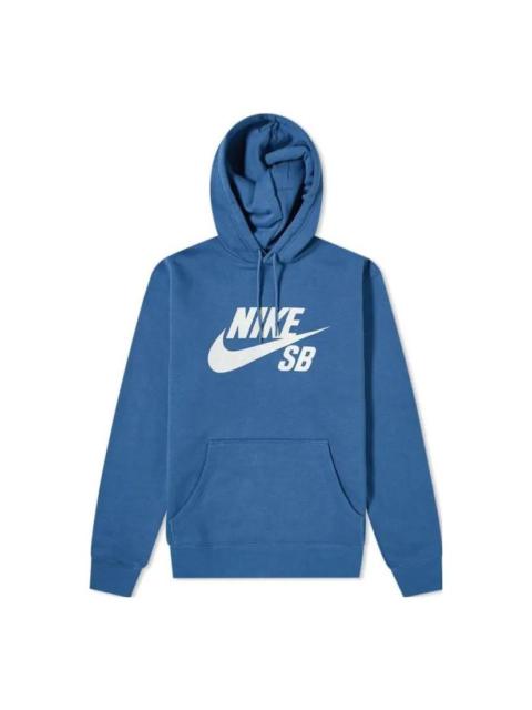 Nike SB Icon Hoodie 'Mystic Navy Vast Grey' AJ9733-469