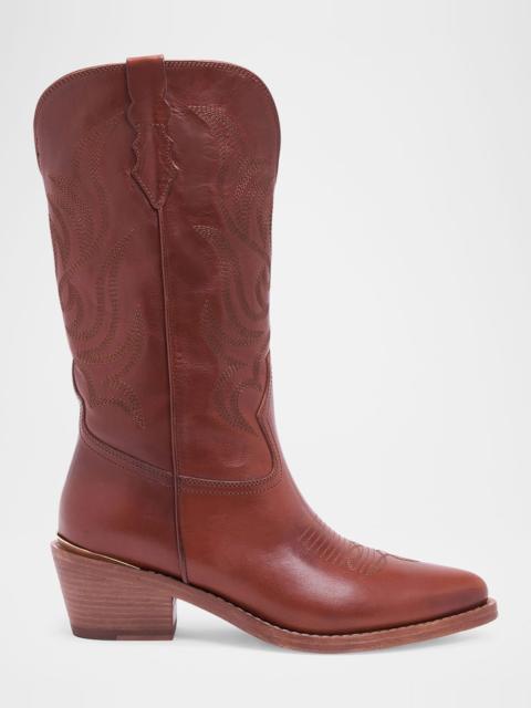 PARTLOW Gigi Leather Western Boots