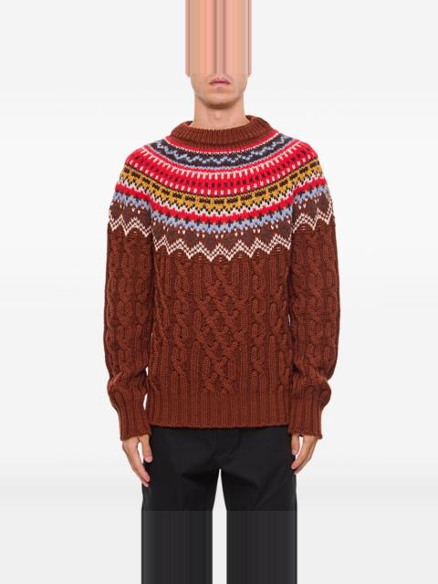 Moncler Grenoble crew neck sweater