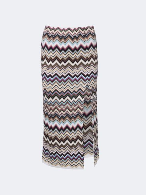 Missoni Zigzag midi skirt
