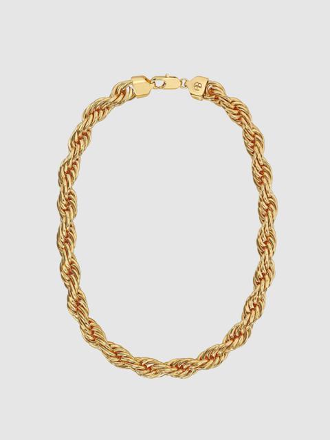 ANINE BING Twist Rope Necklace - Gold